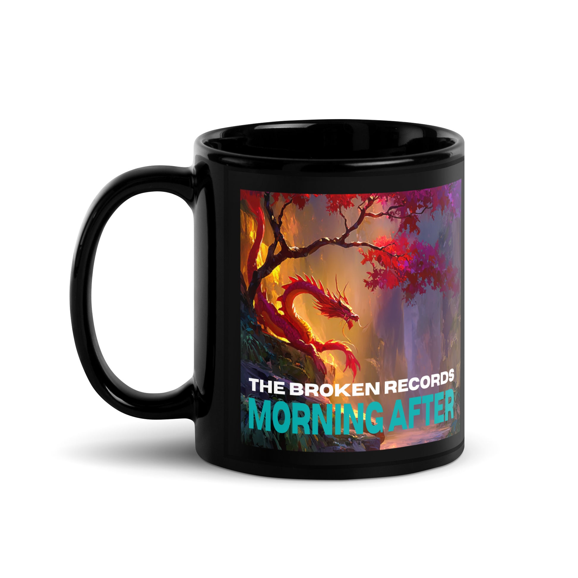 Morning After Red Dragon 1 - Black Glossy Mug