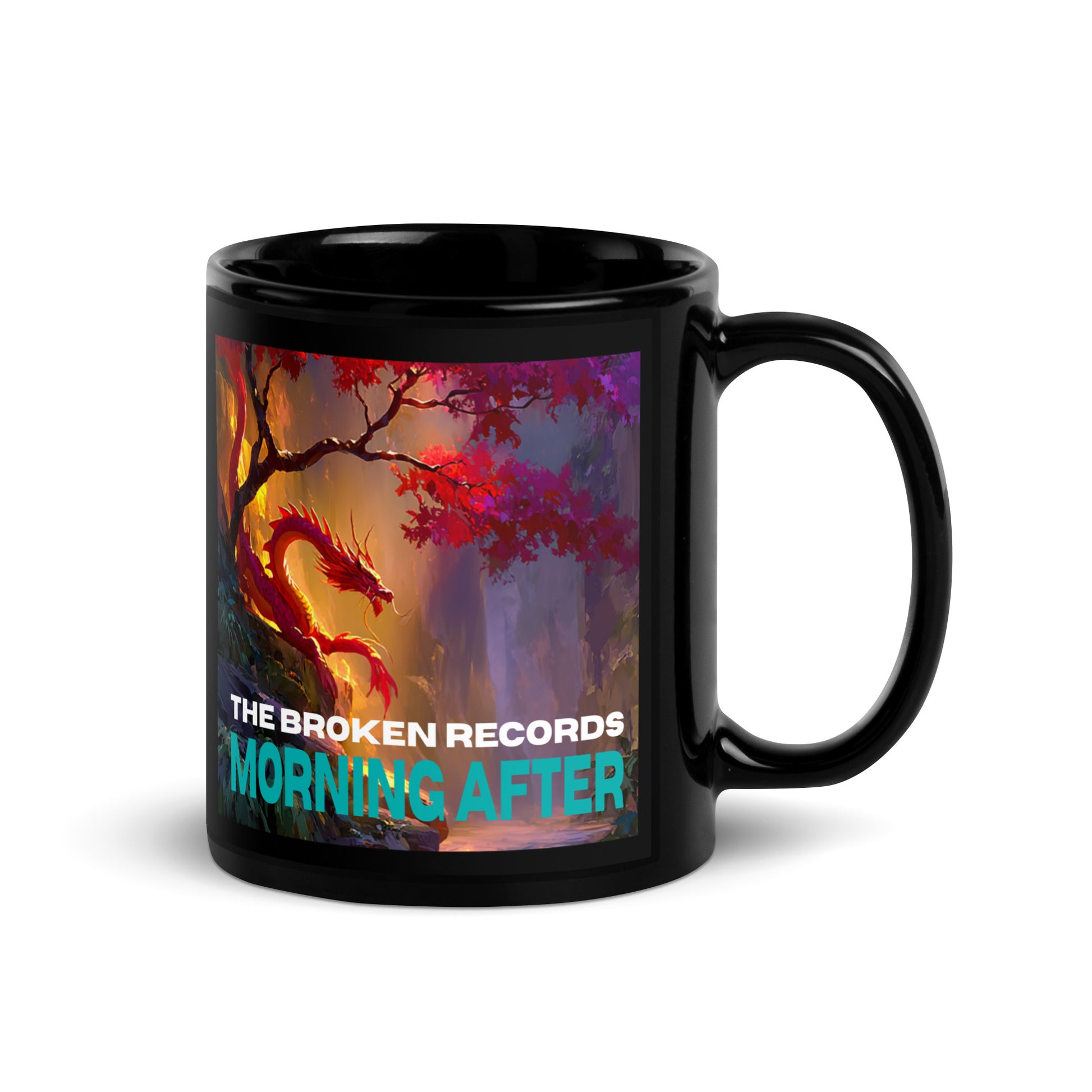 Morning After Red Dragon 1 - Black Glossy Mug