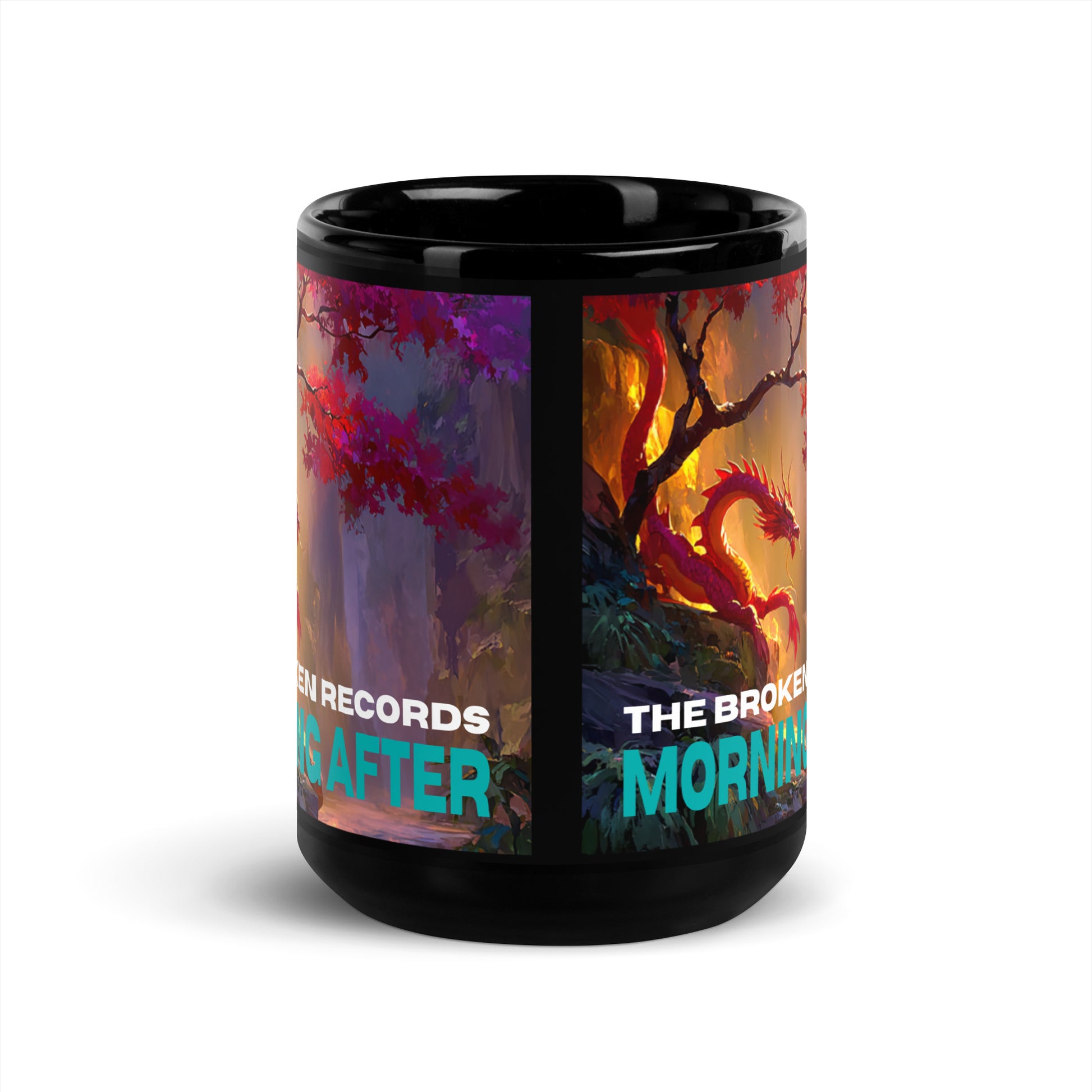 Morning After Red Dragon 1 - Black Glossy Mug
