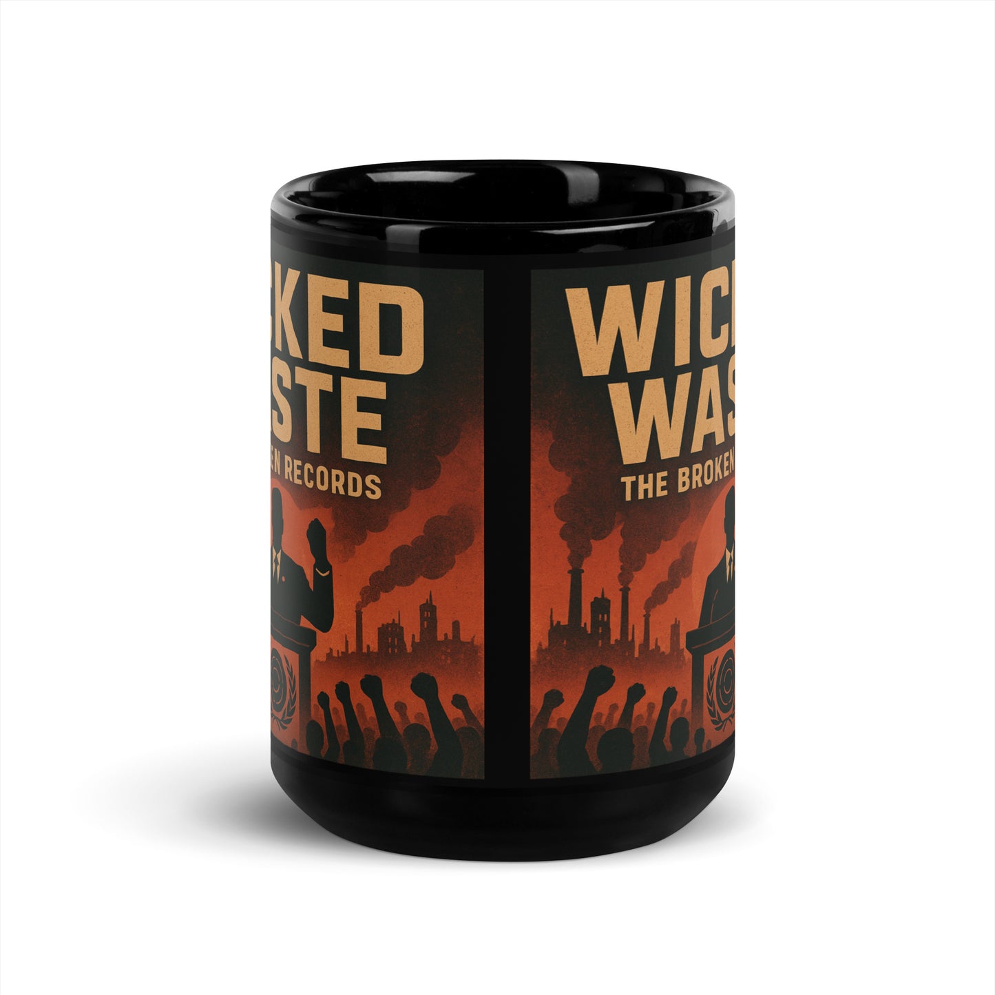 Wicked Waste - Black Glossy Mug