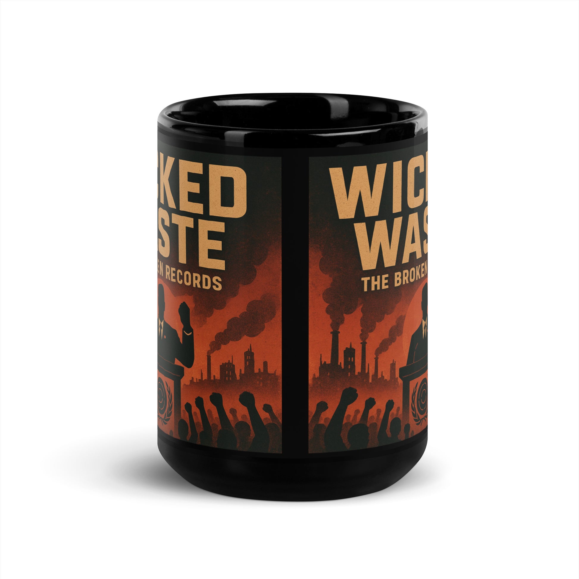 Wicked Waste - Black Glossy Mug