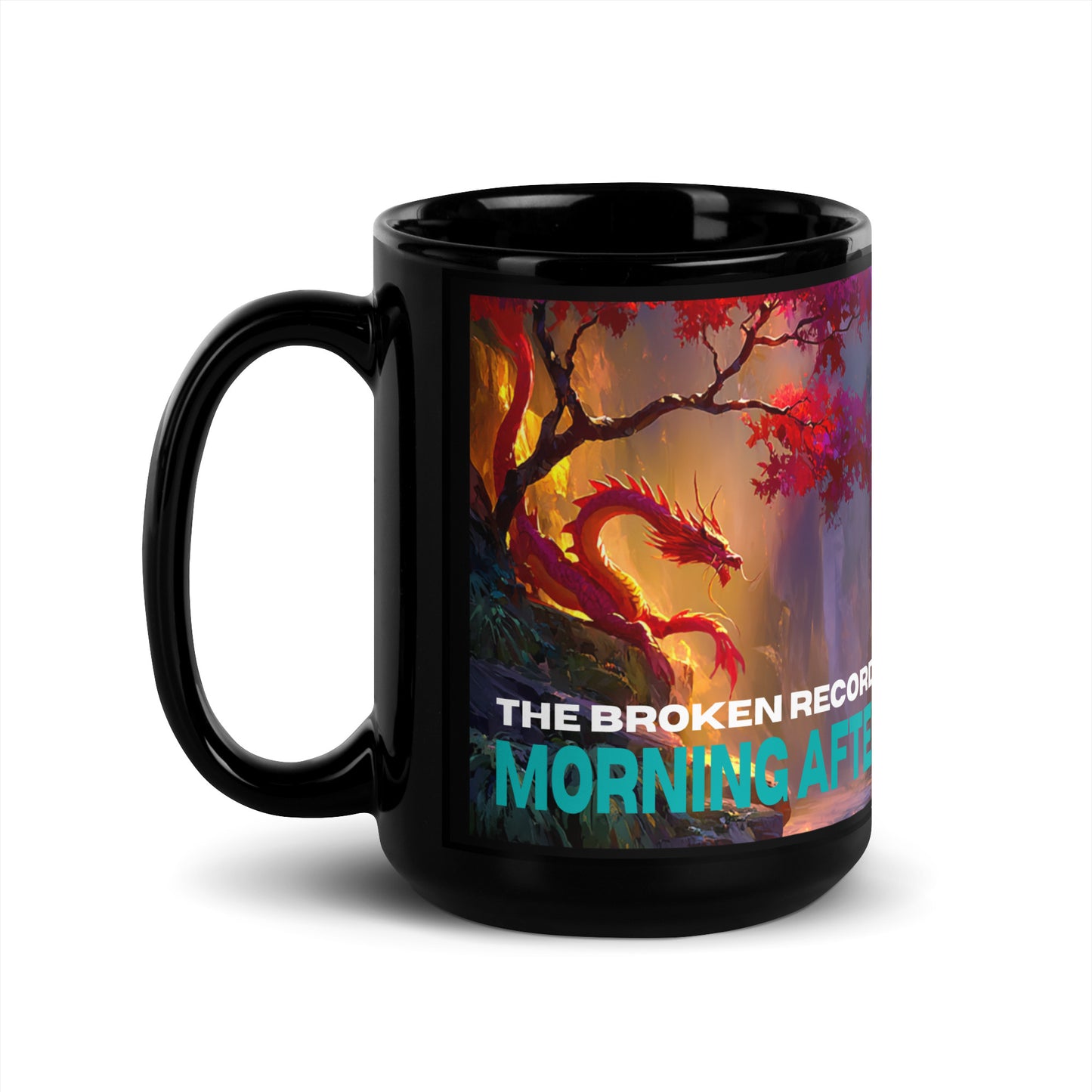 Morning After Red Dragon 1 - Black Glossy Mug