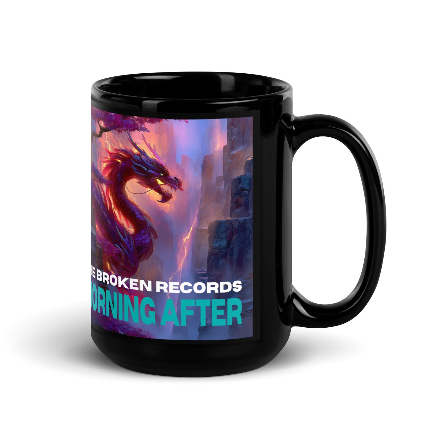 Morning After Red Dragon 2 - Black Glossy Mug
