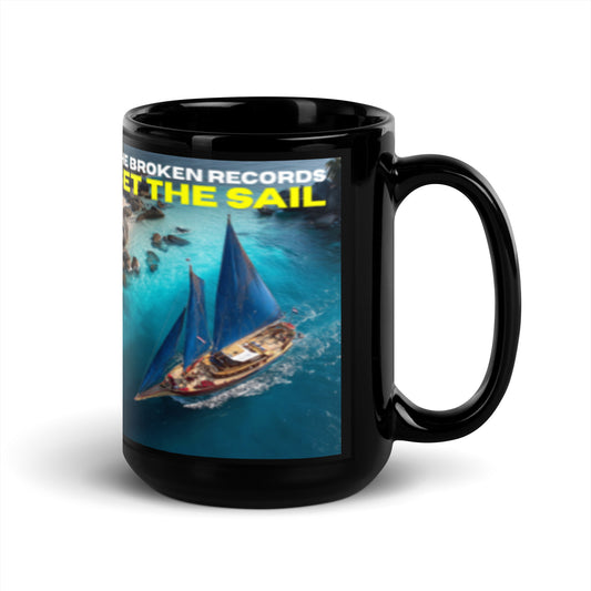 Set the Sail - Black Glossy Mug