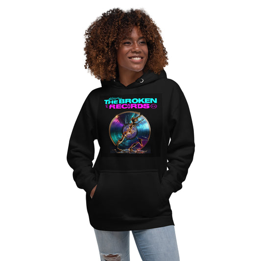 The Broken Records Album Unisex Rock Band Hoodie - Black 
