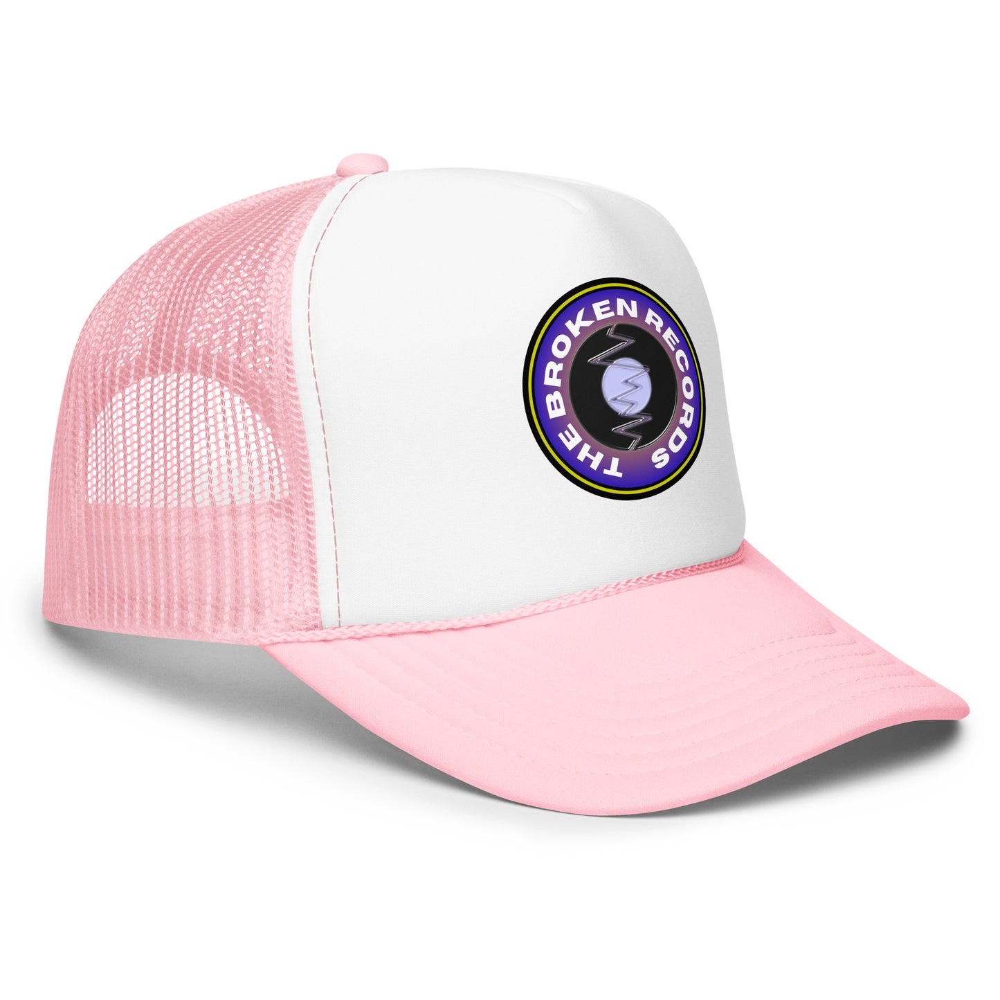 The Broken Records Round Logo - Foam Trucker Hat