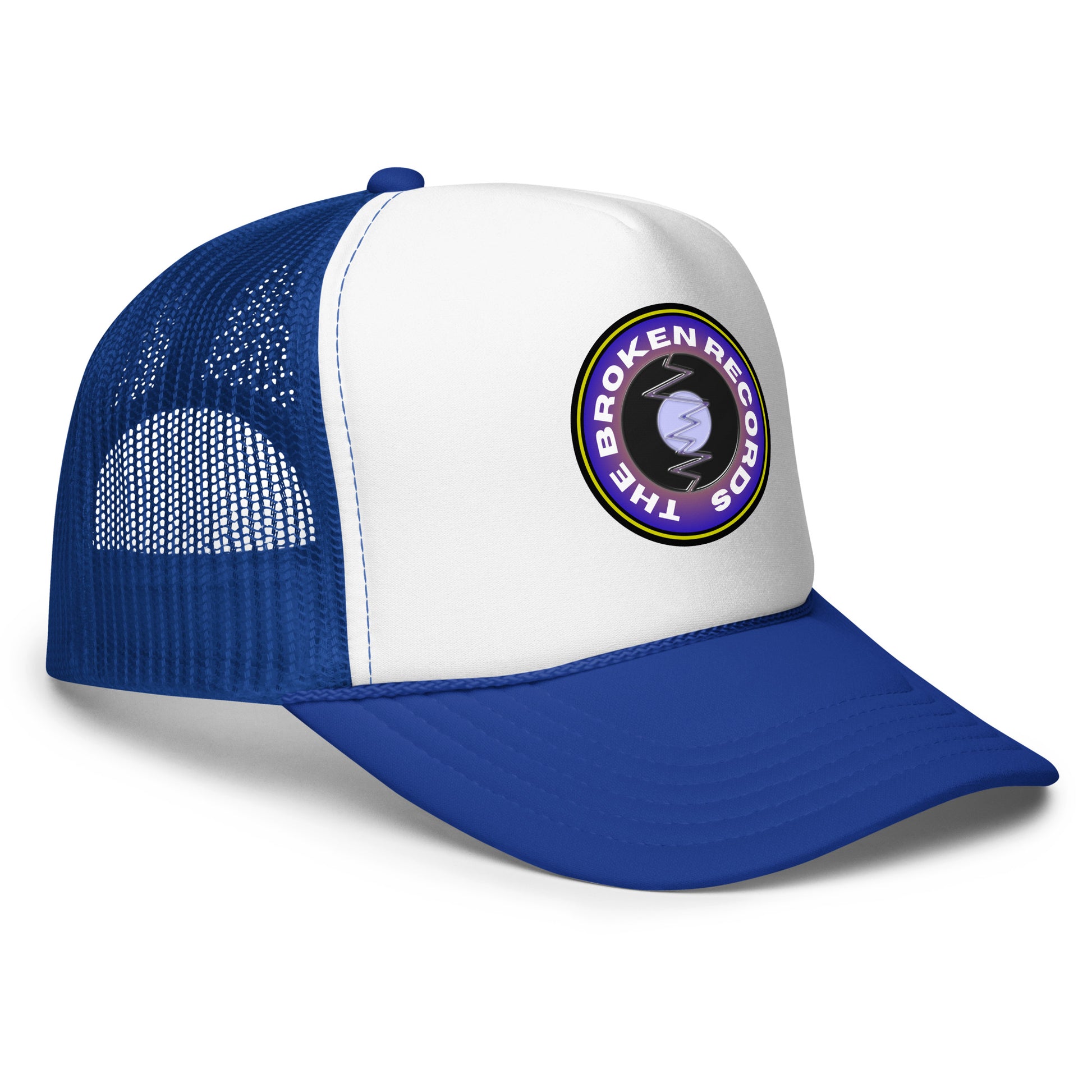 The Broken Records Round Logo - Foam Trucker Hat