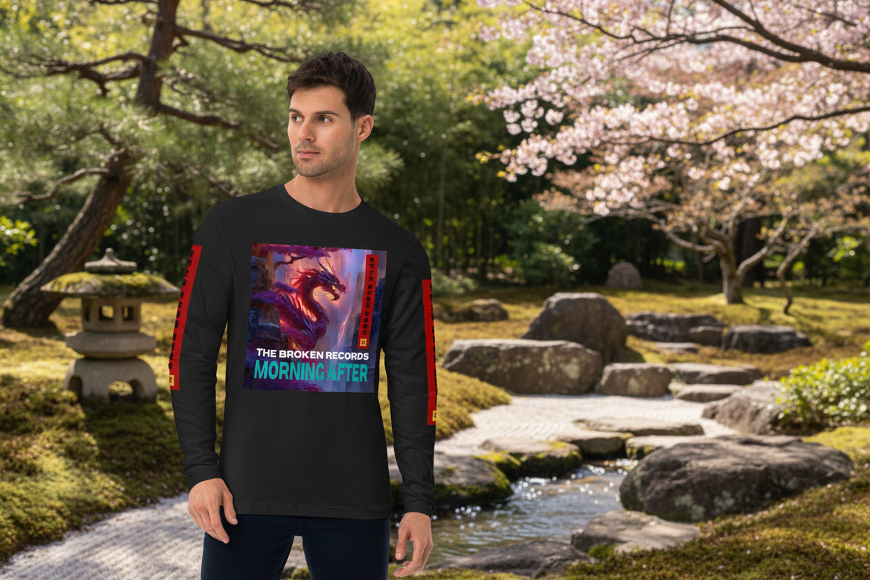 Morning After Red Dragon Chinese Remix Limited Edition Long Sleeve Shirt - Front