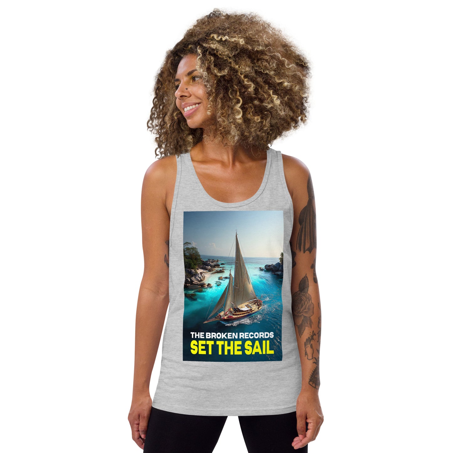 Set the Sail - Tank Top Athletic Heather 