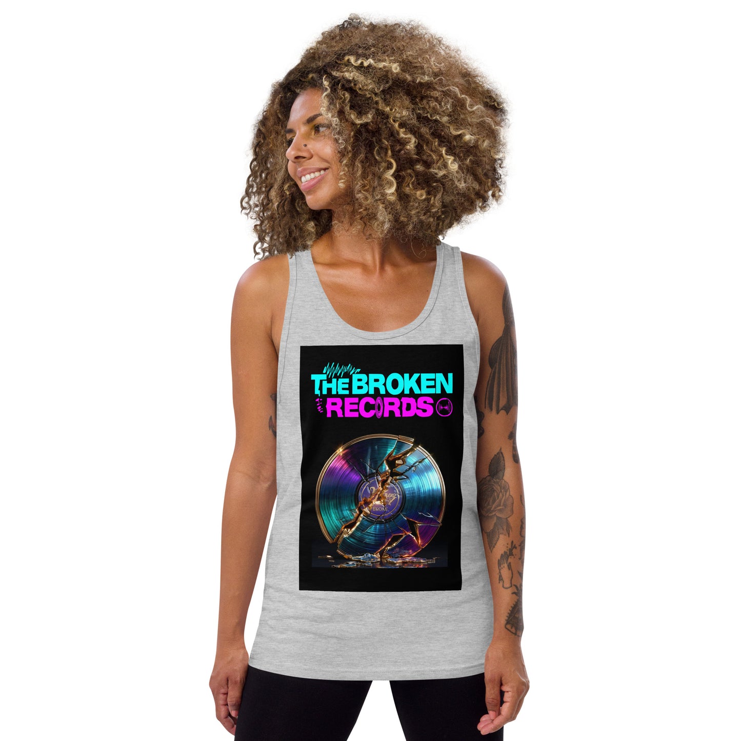 The Broken Records Album - Tank Top Athletic Heather 