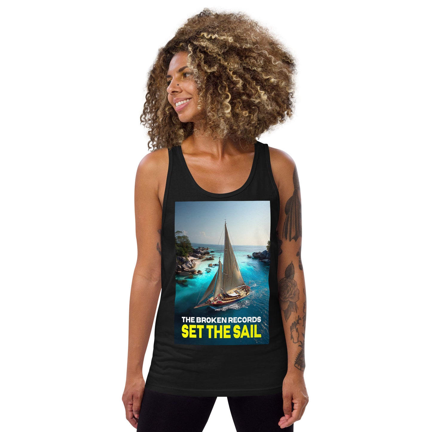 Set the Sail - Tank Top Black 