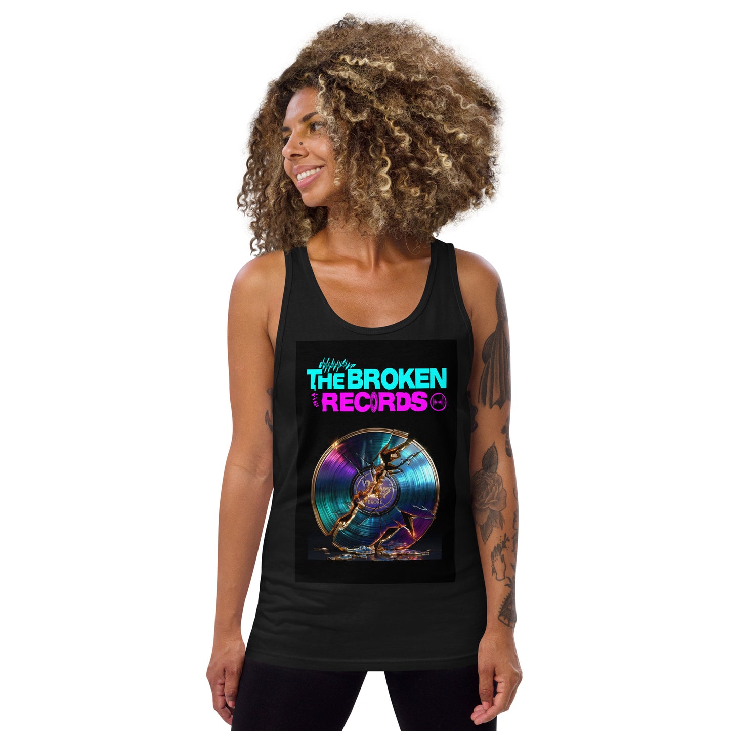 The Broken Records Album - Tank Top Black 