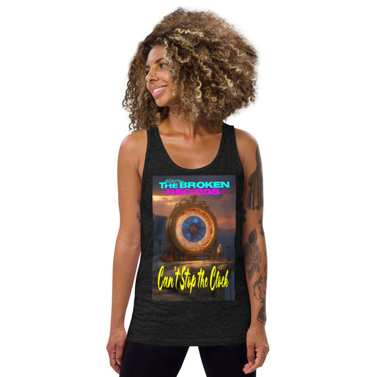 Can't Stop the Clock 2 - Tank Top Charcoal Black 