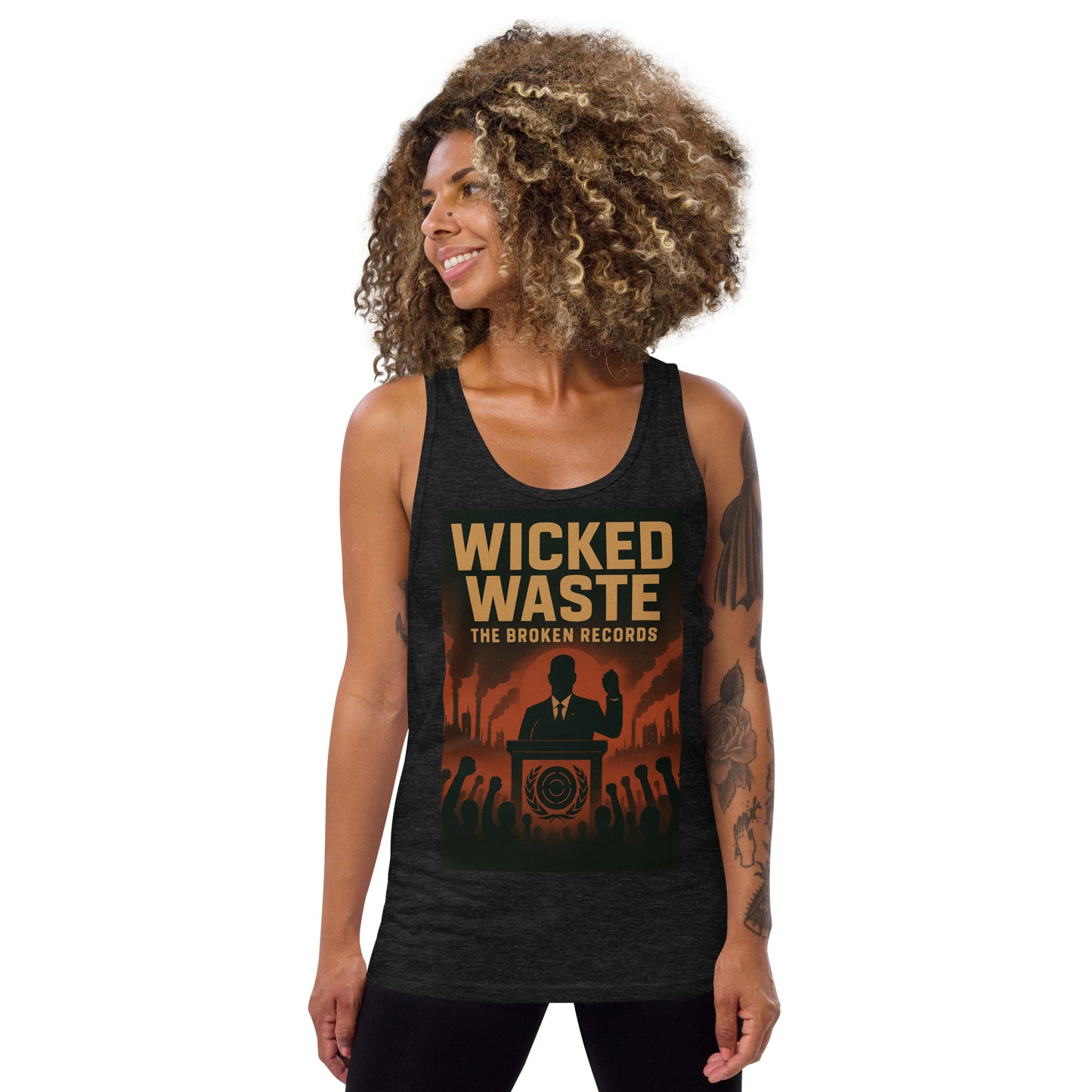 Wicked Waste - Tank Top Charcoal Black 