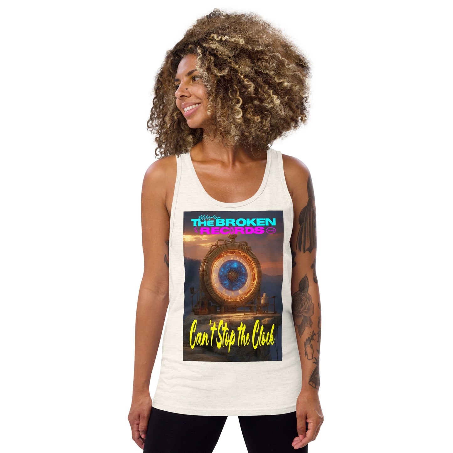 Can't Stop the Clock 2 - Tank Top Oatmeal 
