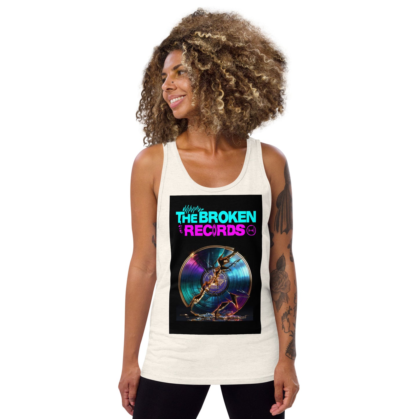 The Broken Records Album - Tank Top Oatmeal 