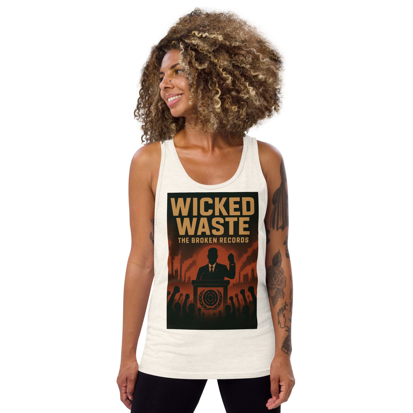 Wicked Waste - Tank Top Oatmeal 