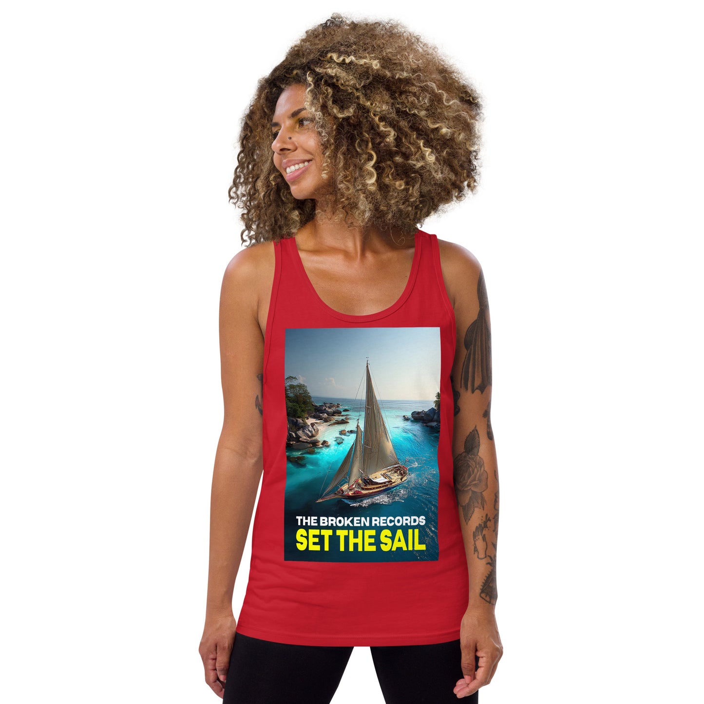 Set the Sail - Tank Top Red