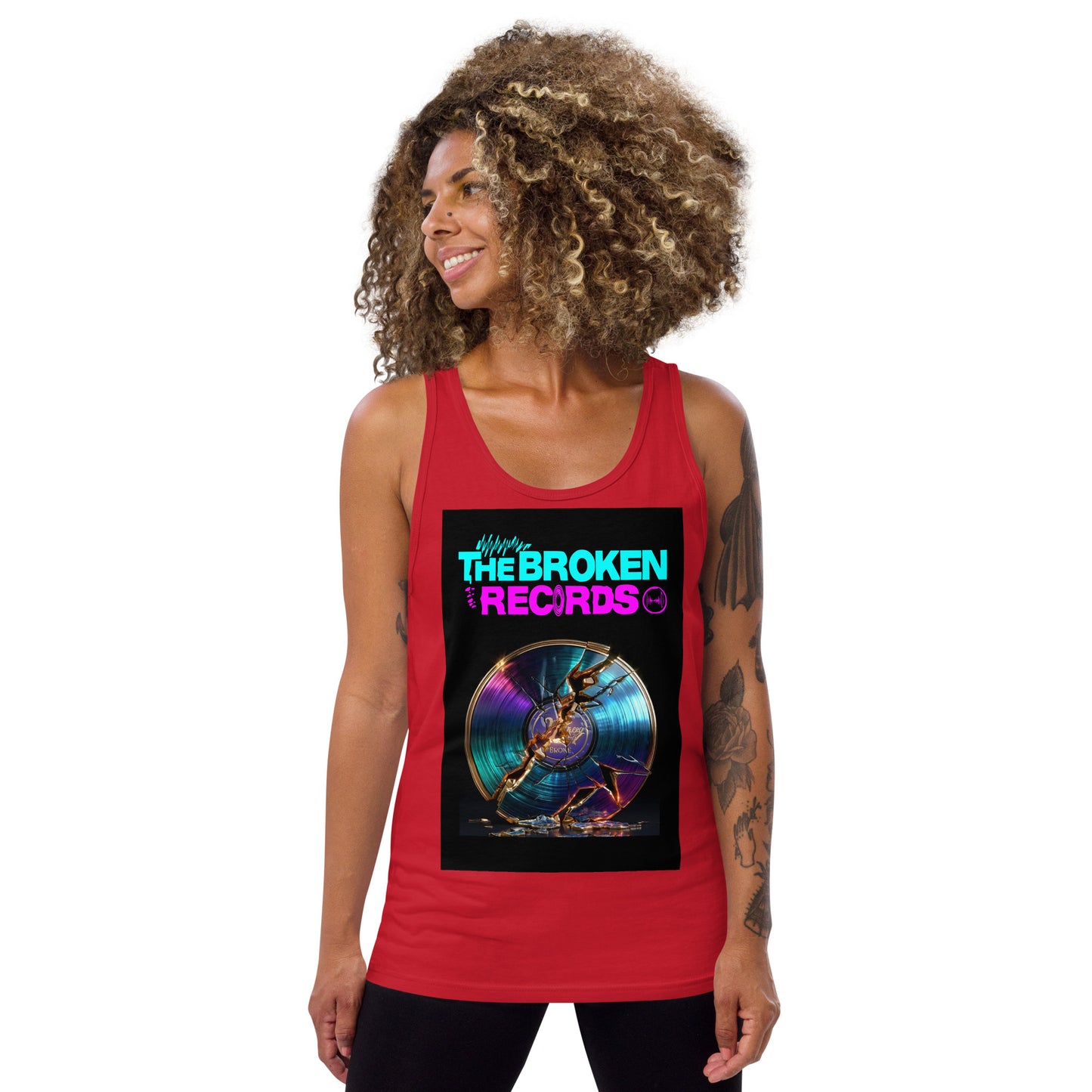 The Broken Records Album - Tank Top Red