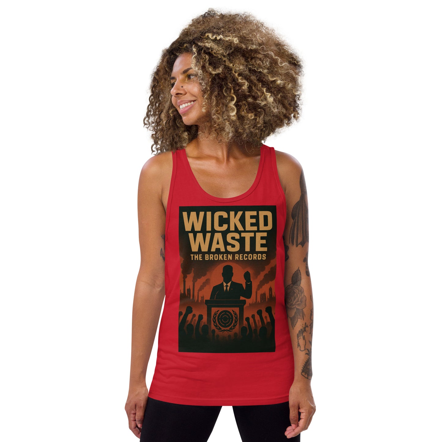 Wicked Waste - Tank Top Red
