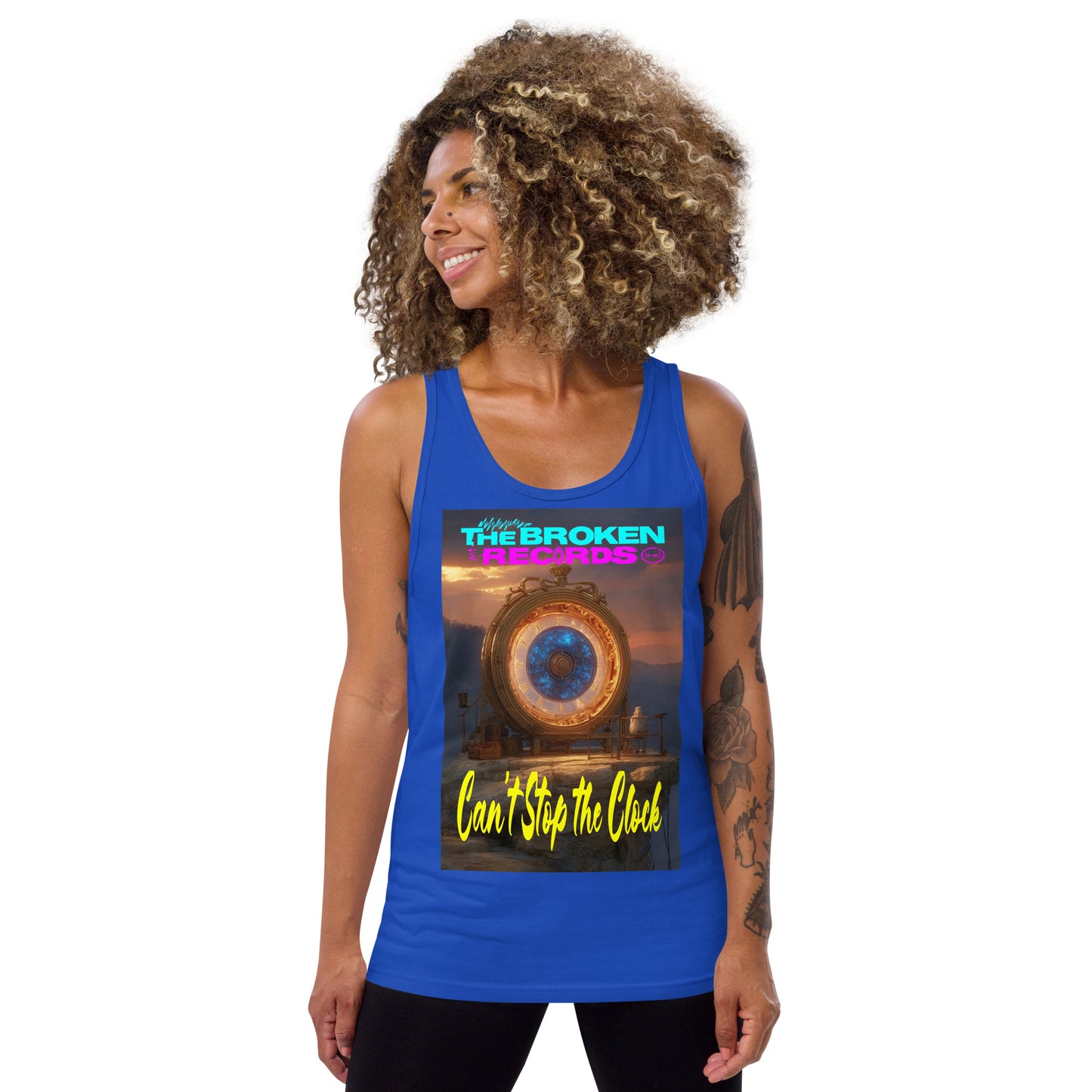 Can't Stop the Clock 2 - Tank Top Royal Blue 