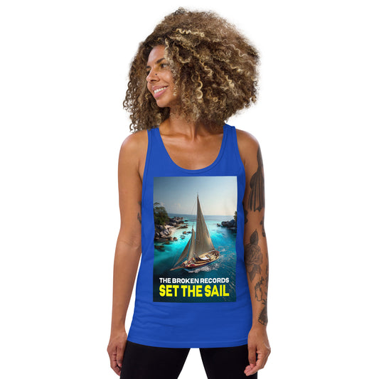 Set the Sail - Tank Top Royal Blue 