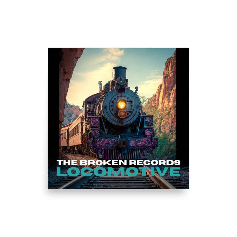 Locomotive Album Art Poster 16” by 16”