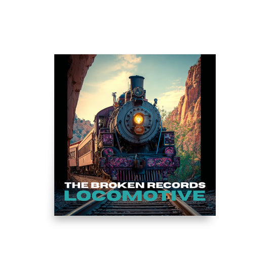 Locomotive Album Art Poster 16” by 16”