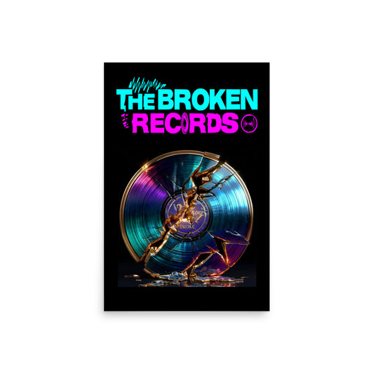 The Broken Records Album Art Poster 20” by 30”