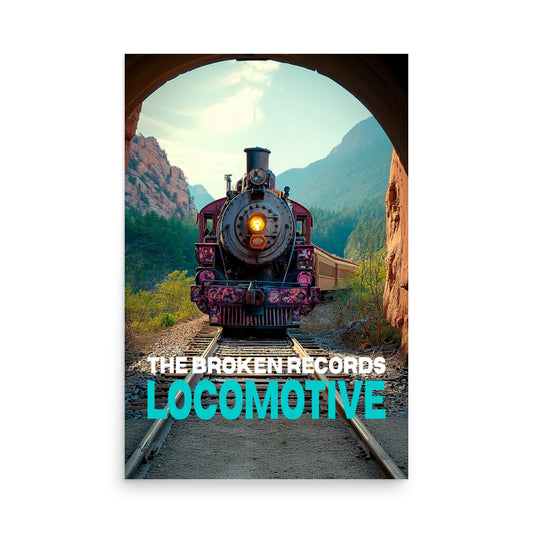 Locomotive Album Art Poster 24” by 36”