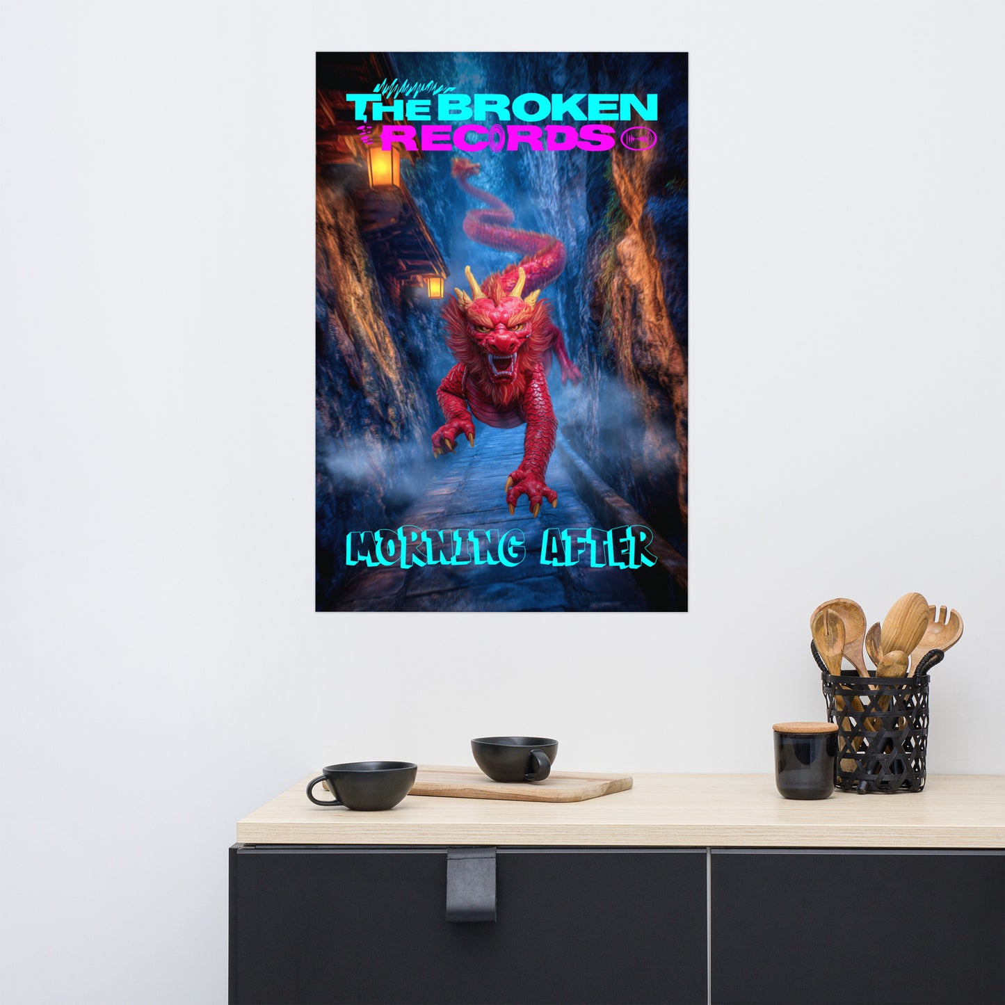 Morning After Red Dragon 3 - Photo Paper Rock Band Poster 24" by 36"