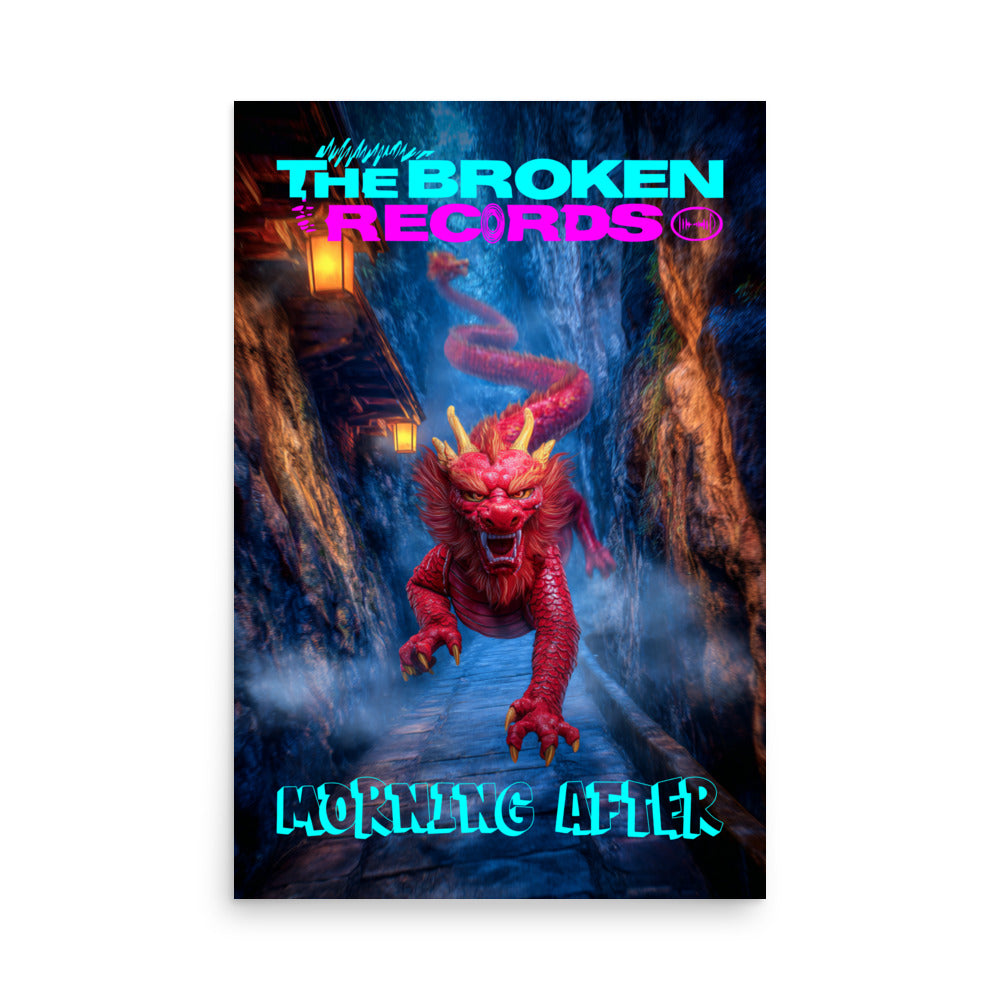 Morning After Red Dragon 3 - Photo Paper Rock Band Poster 24" by 36"