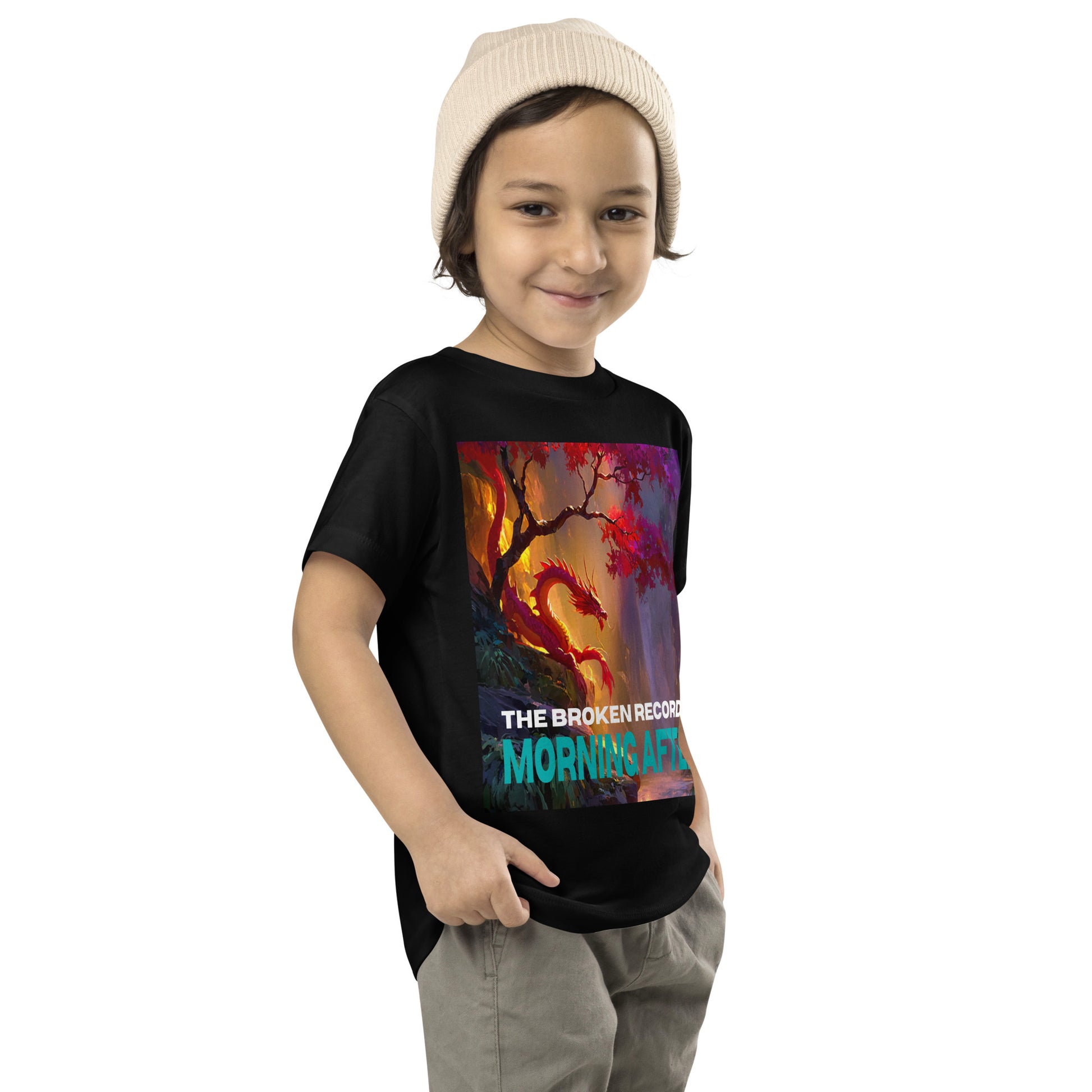 Morning After Red Dragon 1 - Toddler Short Sleeve Tee Black 