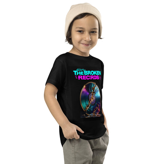 The Broken Records Album - Toddler Short Sleeve Tee Black 