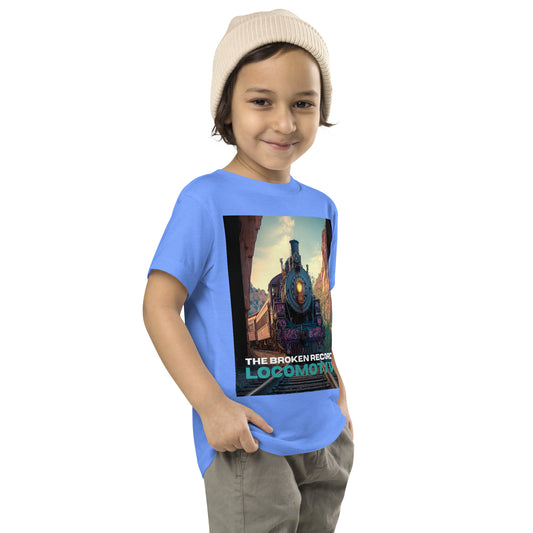 Locomotive - Toddler Short Sleeve Tee Columbia Blue 