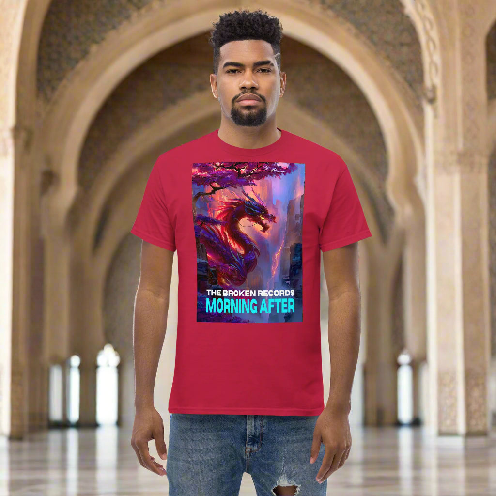 Morning After Red Dragon 2 Unisex Rock Band T-Shirt - Cardinal Red