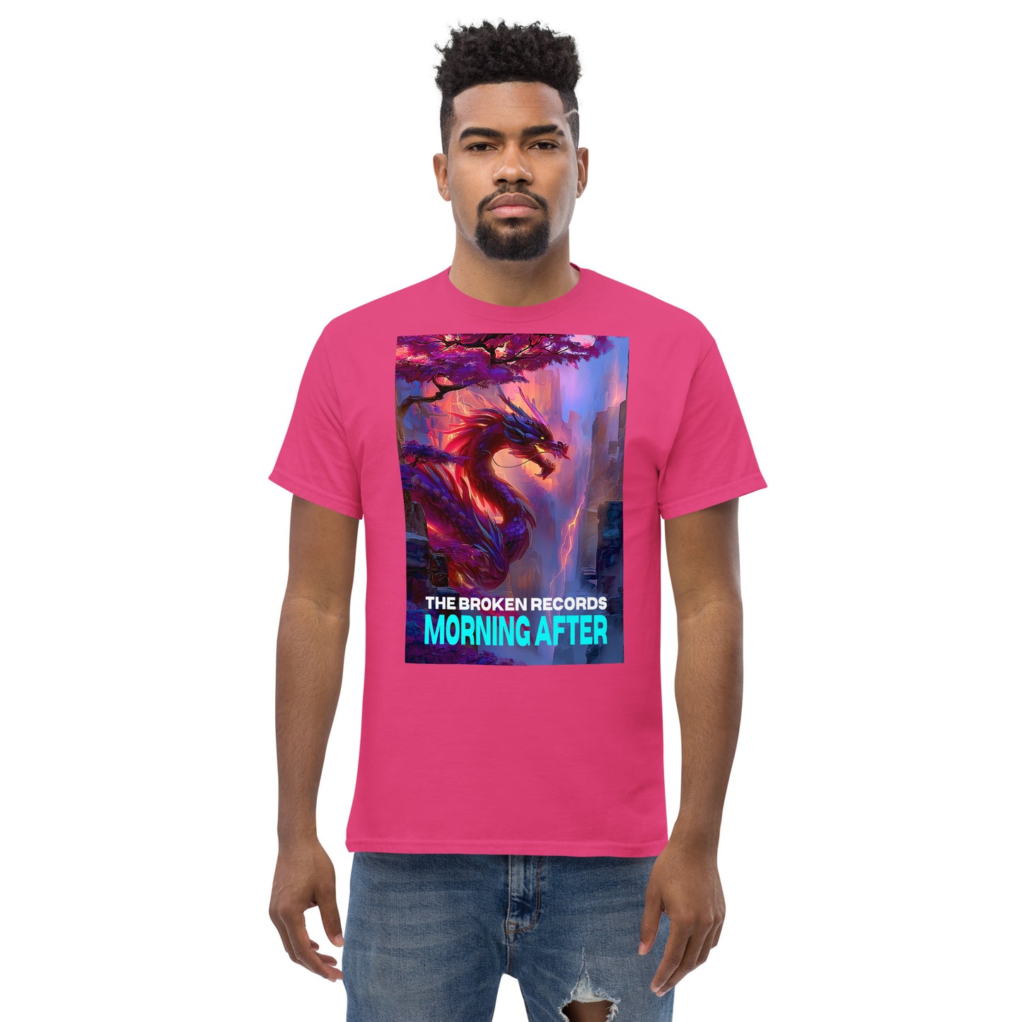 Morning After Red Dragon 2 Unisex Rock Band T-Shirt - Heliconia 