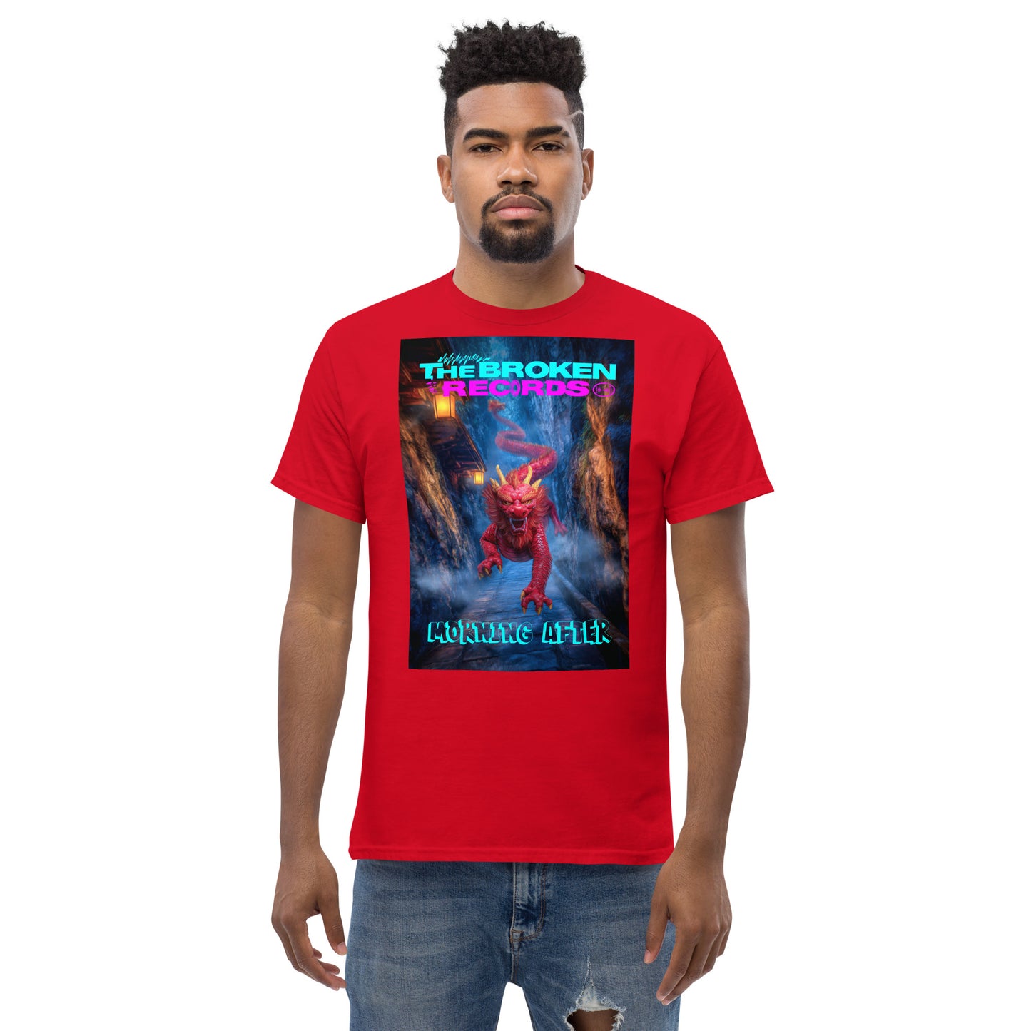 Morning After Red Dragon 3 Unisex Rock Band T-Shirt - Red