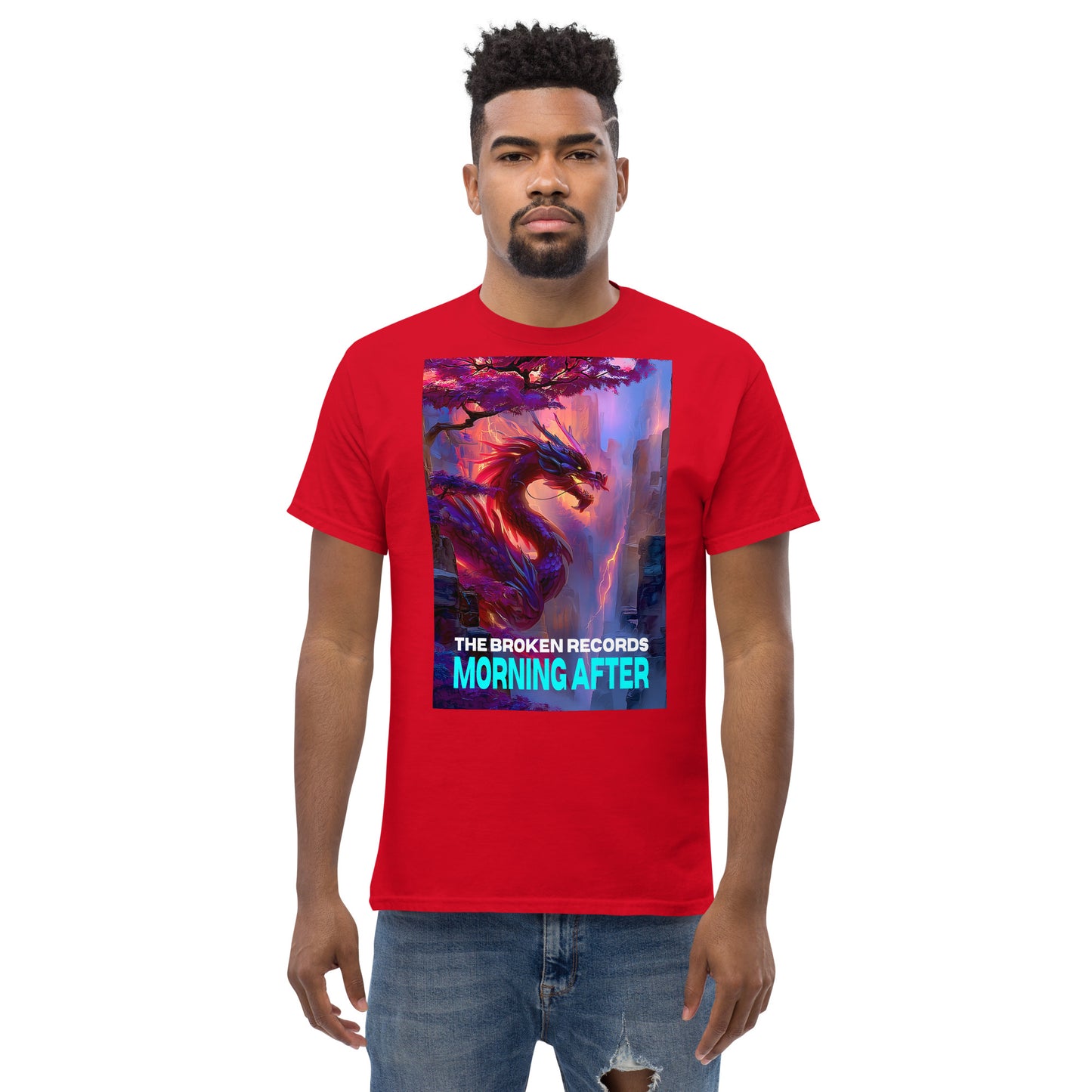 Morning After Red Dragon 2 Unisex Rock Band T-Shirt - Red