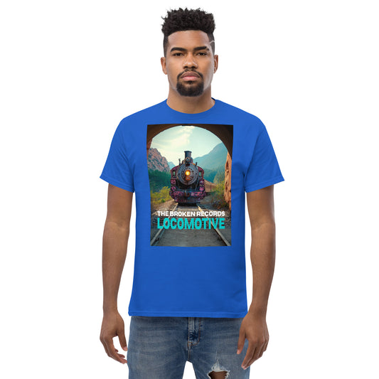 Locomotive Unisex Rock Band T-Shirt - Royal Blue 