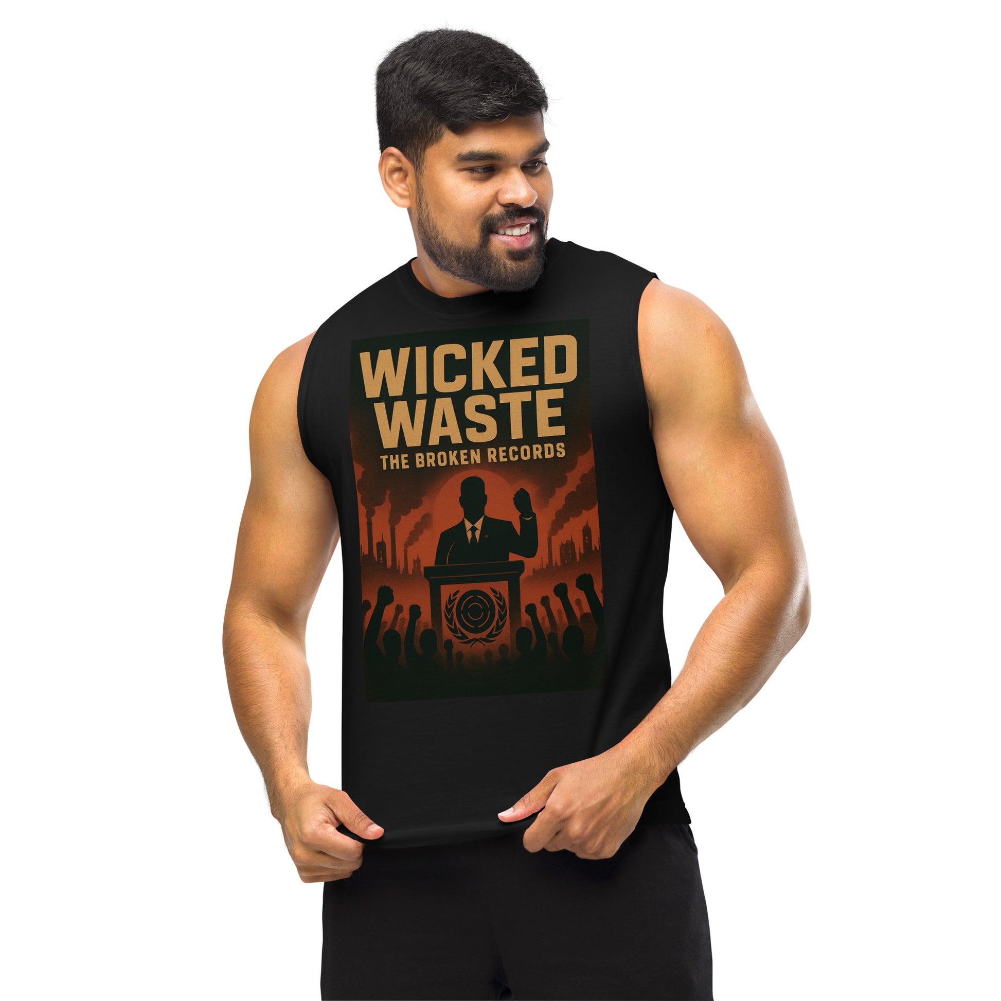 Wicked Waste Muscle Shirt Black