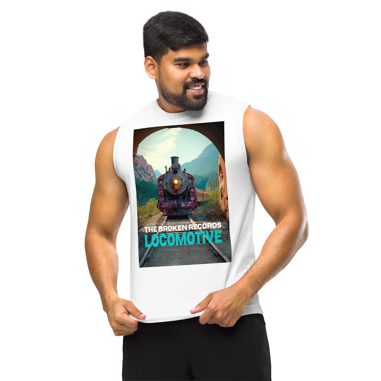 Locomotive Muscle Shirt White