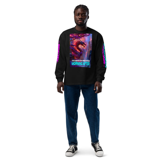 Morning After Unisex Premium Heavyweight Long Sleeve Rock Band Shirt - Black