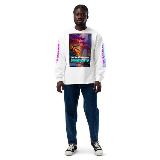Morning After Unisex Premium Heavyweight Long Sleeve Rock Band Shirt - White 