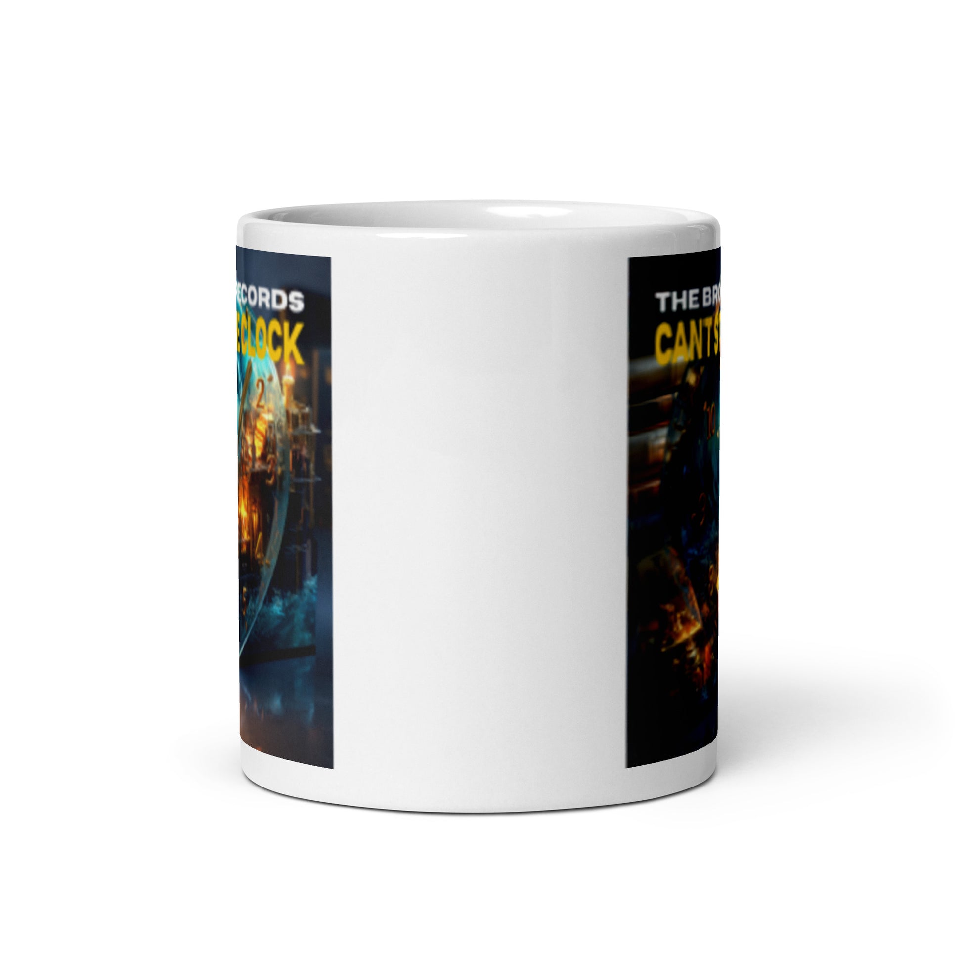 Can't Stop the Clock 1 - White Glossy Mug