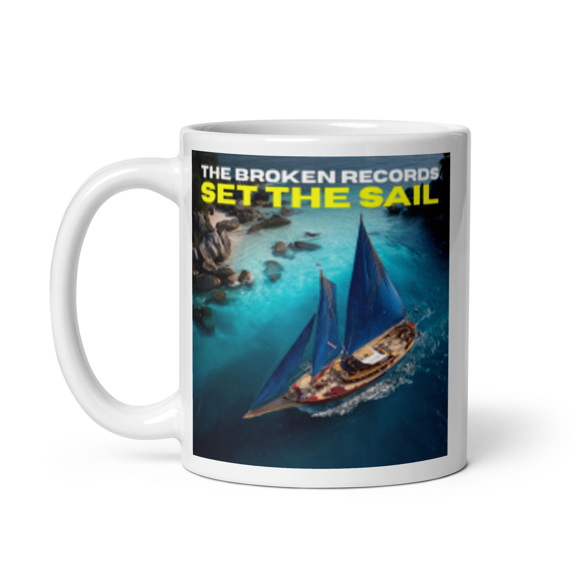 Set the Sail - White Glossy Mug