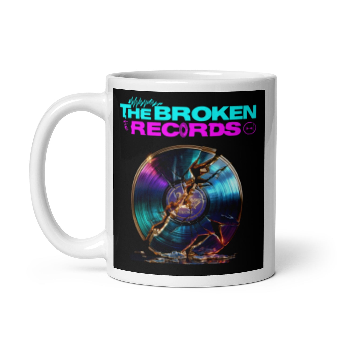 The Broken Records Album - White Glossy Mug