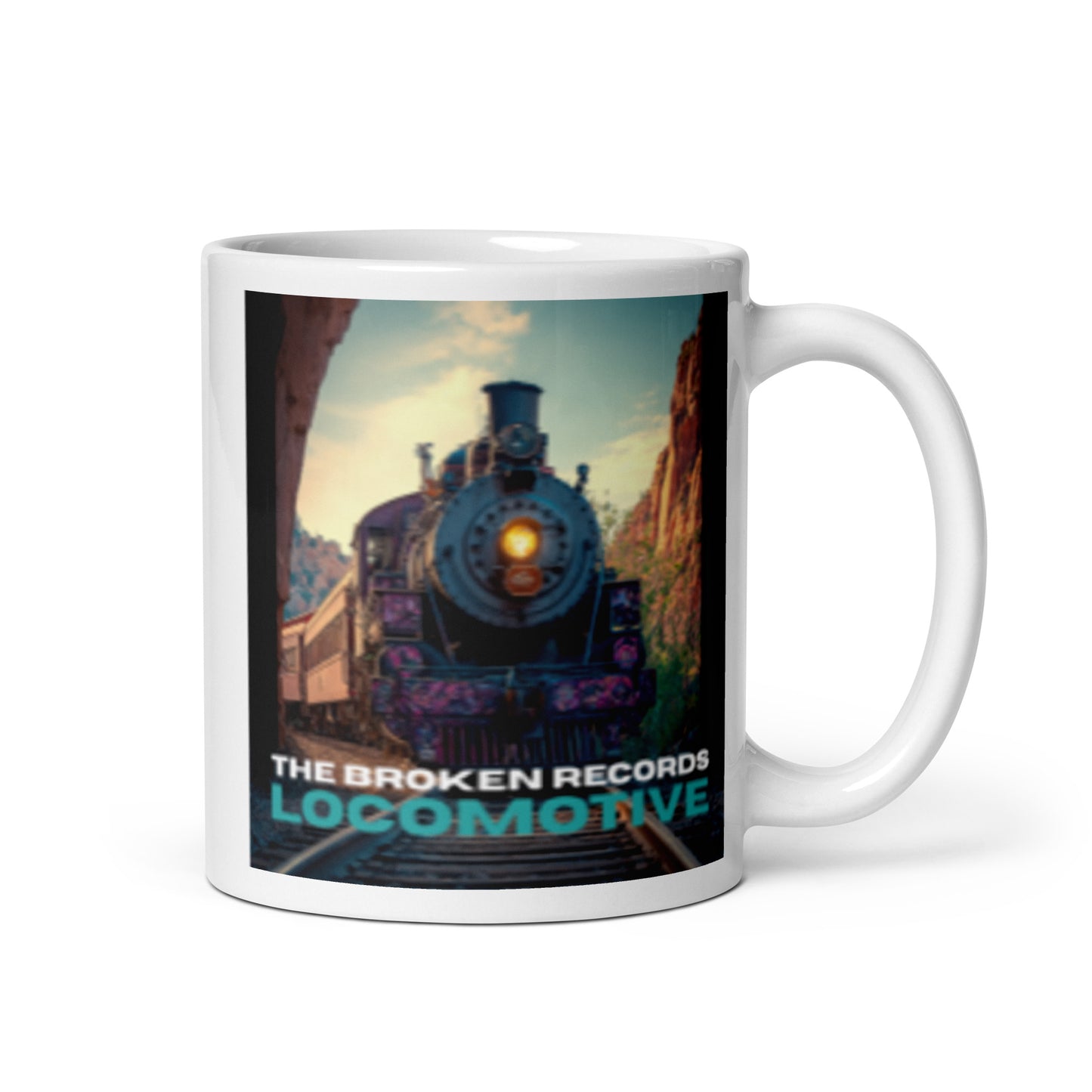 Locomotive - White Glossy Mug