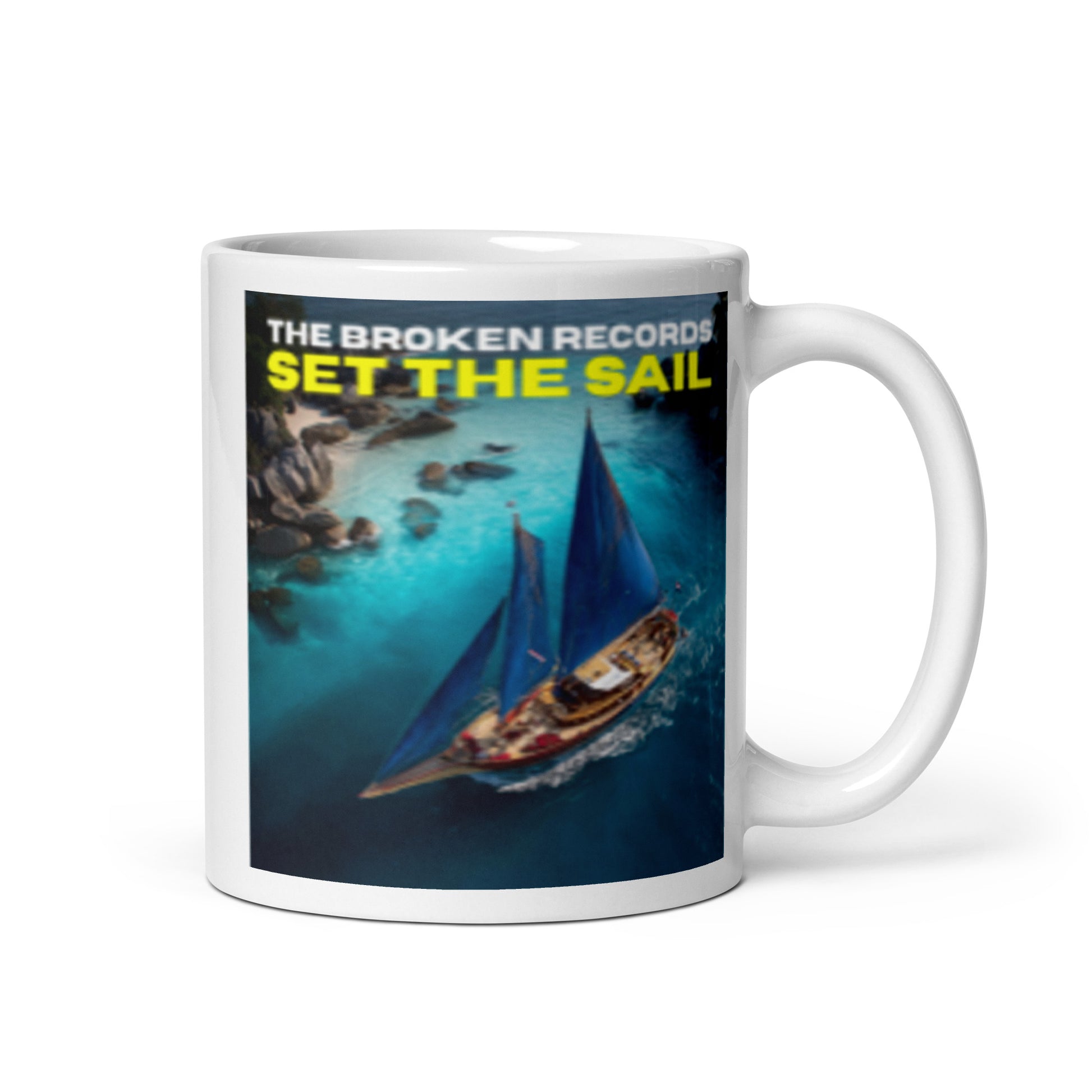Set the Sail - White Glossy Mug