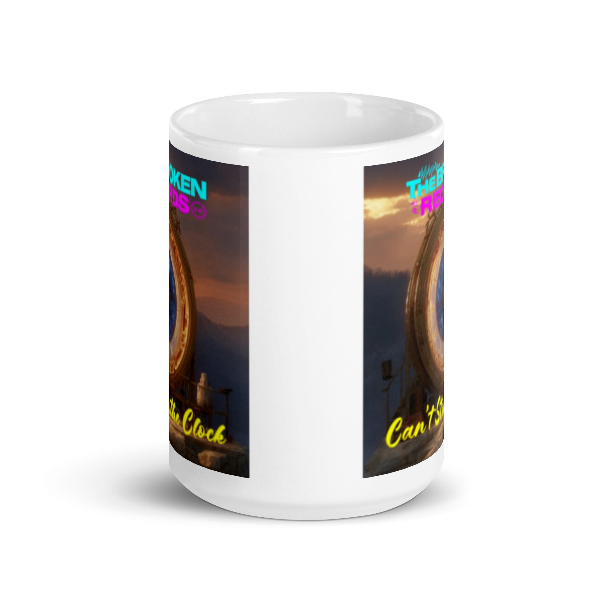 Can't Stop the Clock 2 - White Glossy Mug